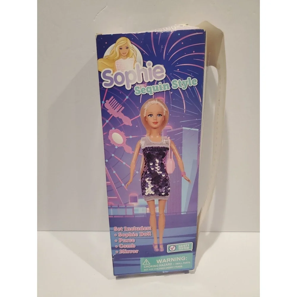 Brooklyn Lollipop Sophie Sequin Style Fashion Doll W/ Accessories Damaged Box